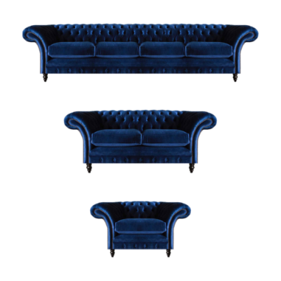 Chesterfield Sofas New Suite 3-piece Living Room Furniture Sofa Suite