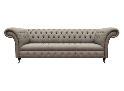 Chesterfield four-seater sofa couch living room upholstered sofa new textile furniture
