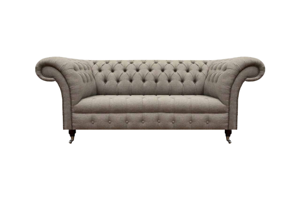 Upholstered furniture living room three-seater sofa couch textile furniture Chesterfield