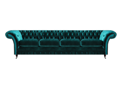 New Design Upholstered Furniture Chesterfield Living Room Four-Seater Couch Sofa