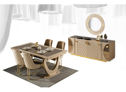 A wonderful set for a contemporary style dining room.