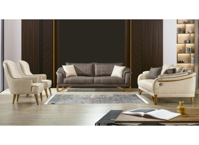 Sofa set Couch Set 3+3+1+1 seat upholstery suite furniture seat cushions 4-piece