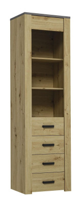 Dining room cabinet display cabinet shelf display cabinets Vitrine XL-W1D modern wood cabinet