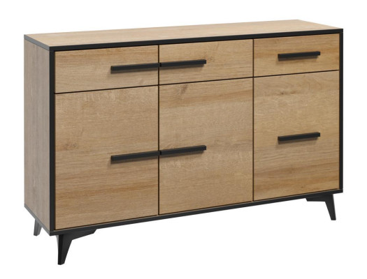 Dresser Cabinet TV Stand Shelf Living Room 6-piece Furniture Wall Unit Living Room Walls Set