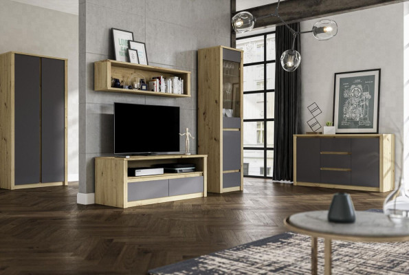 Cabinet living room shelf luxury design TV chest sideboard side low board