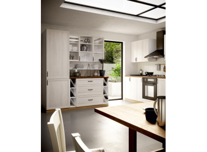 Kitchen block line cupboard kitchenette tall cabinet shelf storage kitchen new
