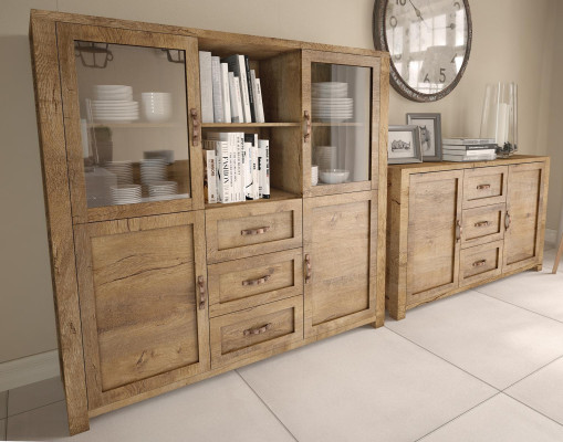 Sideboard Design Dresser Wood Cabinet Furniture Display Case Modern Cabinet Buffet Bar