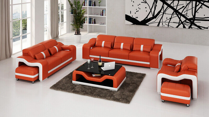 Modern sofa set 3+2 seater sofa couch upholstery set couches leather