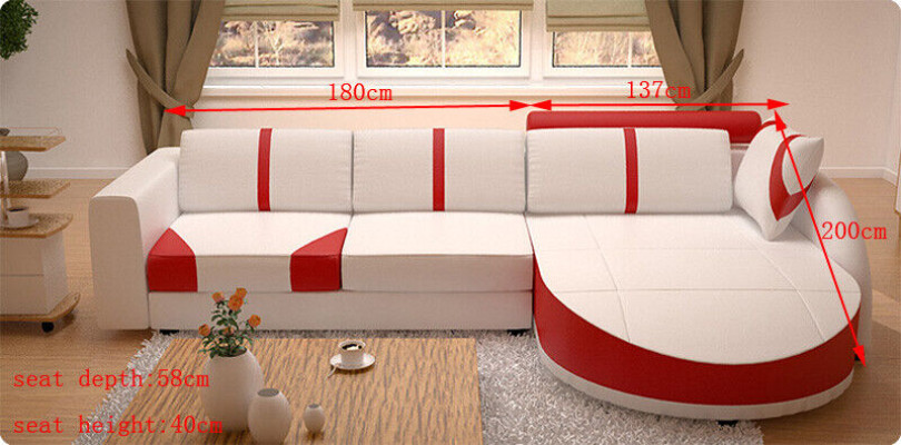 Corner couch corner set L-shaped sofa corner sofa decorative set upholstered couch