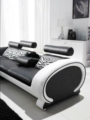 Corner sofa leather sofa living landscape L shape decorative sofa couch upholstery seat corner