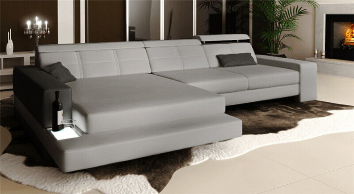 Designer sofa set corner sofa with ottoman living landscape upholstery