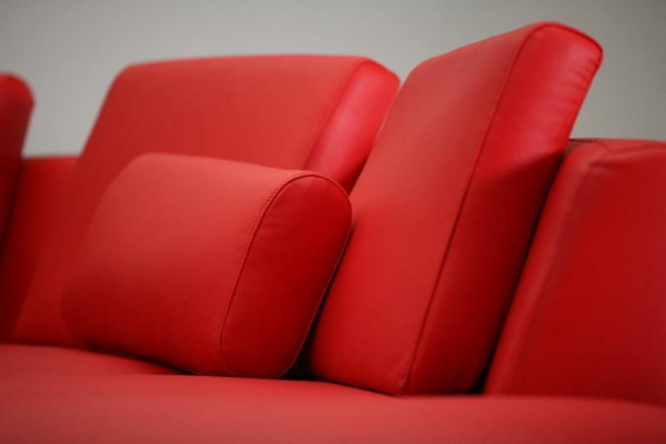 Red Round Couch Corner Sofa Living Area Round Sofa Upholstery Suite Sofas