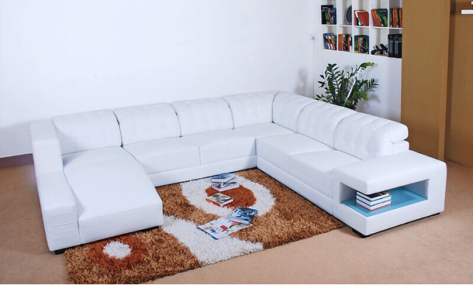 Designer sofa couch corner sofa with stool set living landscape upholstery