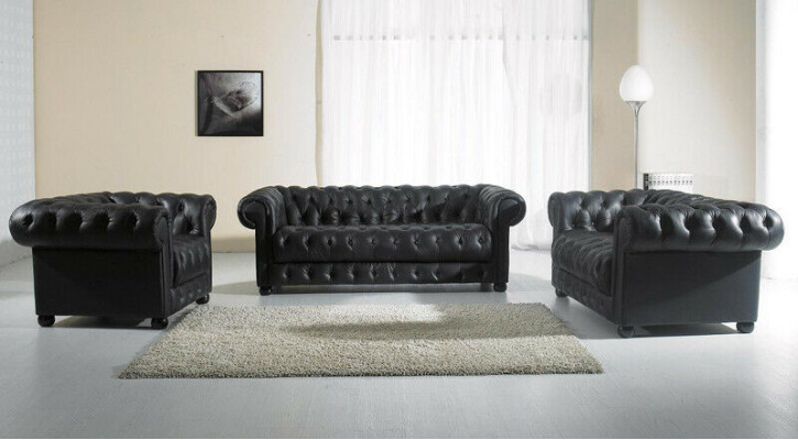 Chesterfield couches sofas leather 3+2 seater sofa suite sets