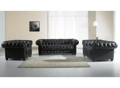 Chesterfield couches sofas leather 3+2 seater sofa suite sets
