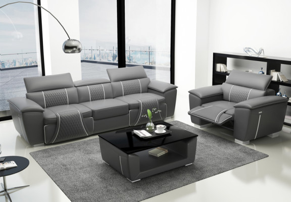 Sofa set 3-1-1 seater set multifunction sofas upholstered couches leather relax new