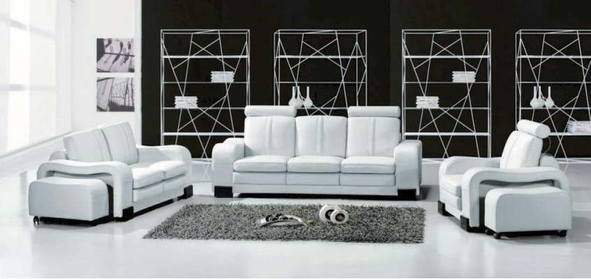 Leather sofa set 3+2+1 seater decoration set upholstery sofa couch