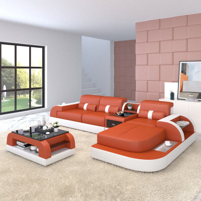 Corner sofa L shape living landscape sofa couch upholstered corner suite leather