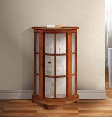 Classic glass cabinet display case luxury brown wood display cabinet for the living room new