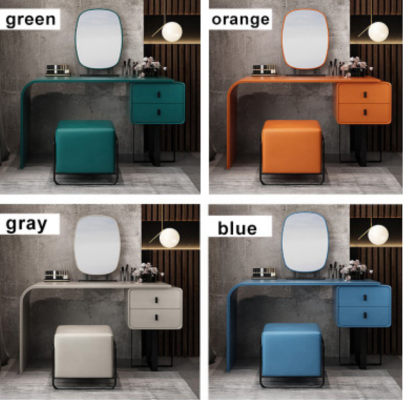 Classic vanity. Mirror luxury console chest of drawers bedroom