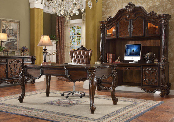 Noble luxury office room set desk + armchair + computer table
