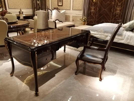 Office furniture, desk, armchair, 2-piece set, suite, writing desk.