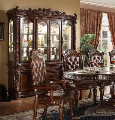 Glass display cabinet home cabinets baroque wall shelf wood vitrine