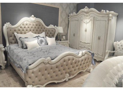 Chesterfield double bed bed marriage bed design luxury beds baroque antique