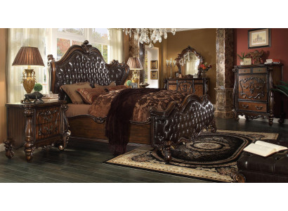 Luxury class bedroom set Baroque Rococo bed decor double bed beds