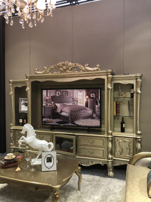 Living room extension, media wall, TV wall, TV cabinet, living wall