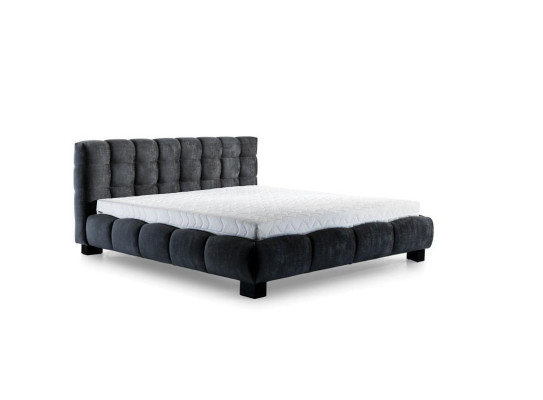Bed Grey Bedroom Furniture Textile Design 160x200cm Beds Velvet