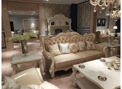 Classic 3-seater couch sofa couch upholstered sofas decorative couches baroque.
