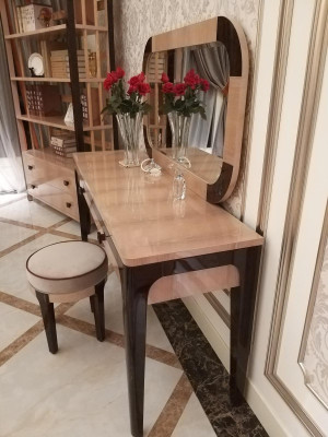Table console mirror dresser dressing table bedroom stool set