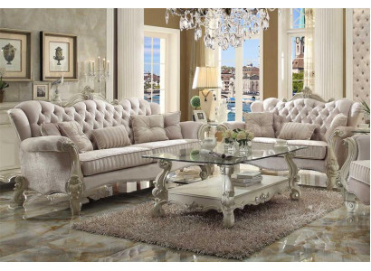Chesterfield Sofa Set 3+2+1 Seat Set Design Sofa Upholstered Couches Couch