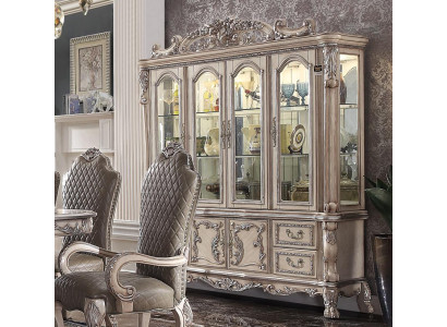 Sideboard Silver Baroque Wood Style Classic Italian Furniture Design Dresser New