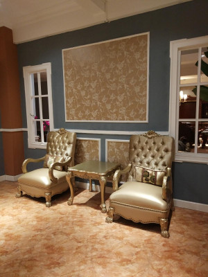 Armchair Design Couch Sofa Relax Fabric Lounge Luxury Television Club Upholstery
