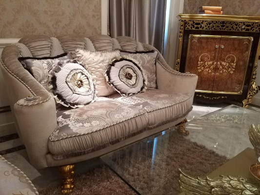 Classic Sofa Set 3+2+1 Baroque Rococo Antique Style Sofa Couch