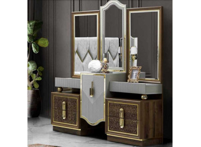 Modern design dressing table with mirror bedroom new luxury