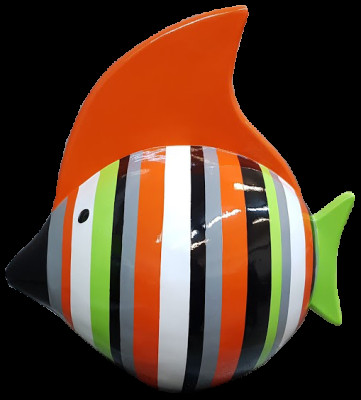 Design home decor statues sculptures figures abstract fish figure decoration