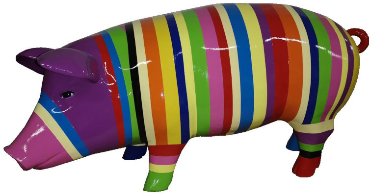 Sculptures Abstract Pig Design Home Deco Statues Figures Figure Decoration