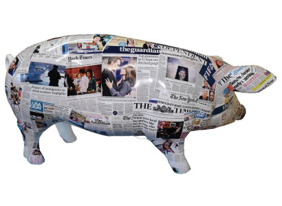 Sculptures Design Home Decor Statues Figures Abstract Pig Figure Decoration