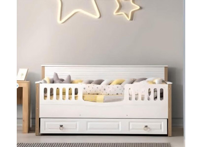Perfect children's bed, children's furniture, white set, modern children new