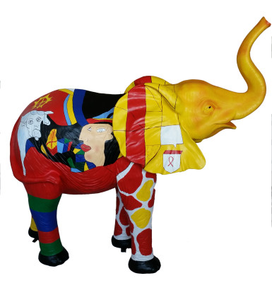 Designer figurine statue modern figures decoration elephant decor garden sculptures