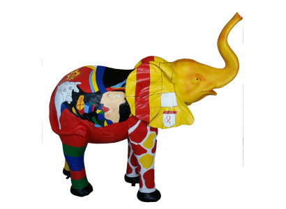 Designer figurine statue modern figures decoration elephant decor garden sculptures