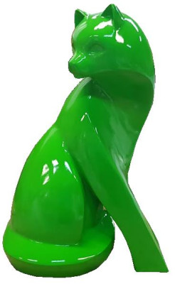 Abstract figure figures abstract statues sculpture designer loft green sculptures
