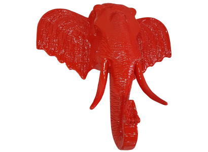 Bust Wall Abstract Design Head Art Elephant Sculpture Decoration Sculpture Deco