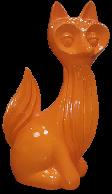 Figures abstract statues designer loft colorful sculptures fox abstract figure