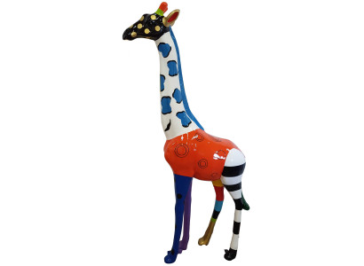 Design Figure Statue Modern Figures Statues Decoration Deco Giraffe Garden New