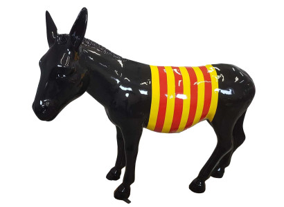 Modern abstract design donkey sculpture plastic garden decoration sculpture new
