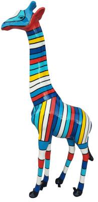 Design Figure Statue Modern Figures Statues Decoration Deco Giraffe Garden New